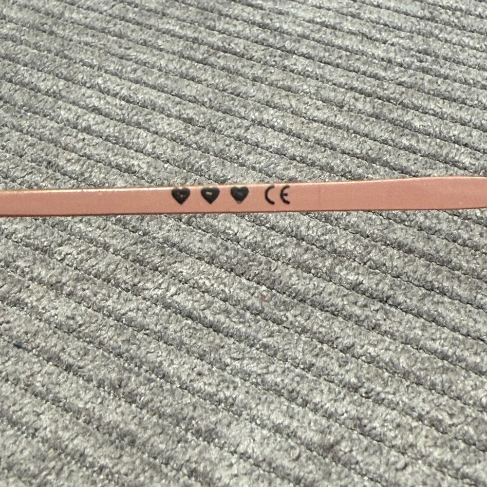 Zenni Optical Square Y2K Eyeglasses Frames‎ Rose Gold  Pink ZY2055 52-18-146